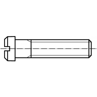 PROFISTYL DIN 920 šroub s malou válcovou hlavou a průběžnou drážkou 5.8 pozink Varianta: DIN 920 šroub s malou válcovou hlavou s drážkou 5.8 ZnB M5x10 – Hledejceny.cz