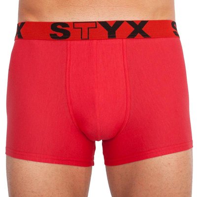 Styx pánské boxerky sportovní guma červené (G1064) – Zboží Mobilmania