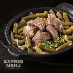 EXPRES MENU Zelené fazolky s hovězím masem 300 g – Sleviste.cz