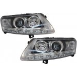 KITT Lightning Xenon Headlights LED DRL suitable for Audi A6 C6 4F (04.2004-2008) Chrome Without AFS – Zbozi.Blesk.cz