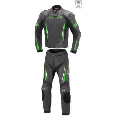 Dvoudílná kombinéza BÜSE Imola black/green | Zboží Auto