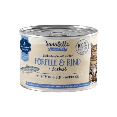 Bosch Sanabelle Wet Food with Trout & Beef 195 g