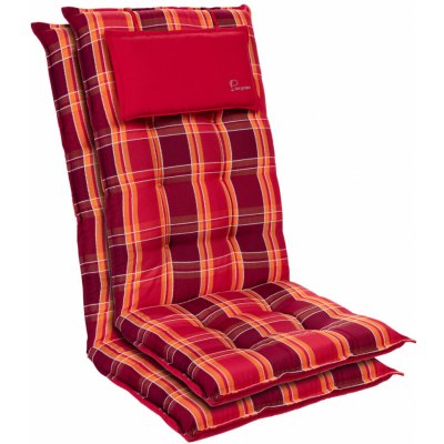 Blumfeldt Sylt, čalouněná podložka, podložka na židli, podložka na výše polohovací křeslo, polštář, polyester, 50 × 120 × 9 cm, 2x podložka (CPT10_10221533-2_)