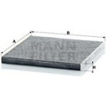MANN-FILTER Filtr, vzduch v interiéru CUK2435 – Hledejceny.cz