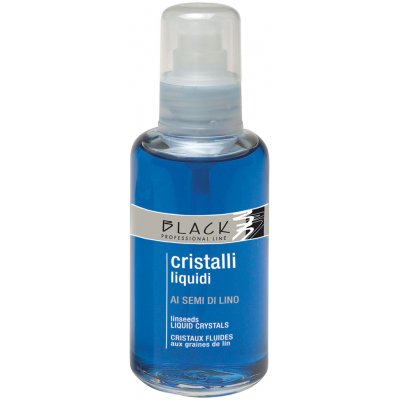 Black Cristalli Liquidi tekuté krystaly pro matné vlasy bez lesku 100 ml