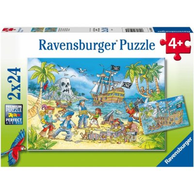 Ravensburger 050895 Piráti 2 x 24 dílků