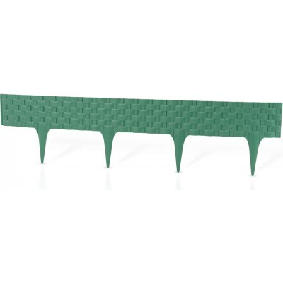 Gardenplast Zahradní palisáda Rattan Palisade 9,5 cm / 0,8 m zelená 1 ks – Zboží Mobilmania