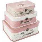 Atmosphera for Kids Dětské kartonové růžové 3 ks 10x29x22 cm – Zbozi.Blesk.cz