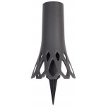 váza d10x34,5cm ROSETA 1,3l ANTRACIT zapichovací – Hledejceny.cz