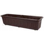 Nohel Garden Truhlík GARDEN plastový s dezénem Terakota 100 cm – Sleviste.cz