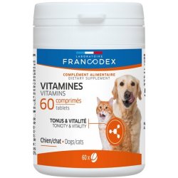 Francodex Vitamíny pes, kočka 60 tbl