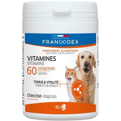 Francodex Vitamíny pes, kočka 60 tbl – Zboží Mobilmania