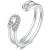 Prsteny Royal Fashion nastavitelný prsten Třpytivé spínátko BSR046