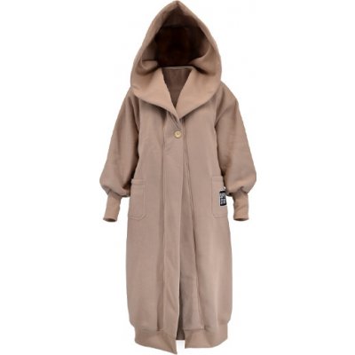 Střih PDF dámská dlouhá mikina z počesané teplákoviny Brooke-56-60 – Zboží Dáma