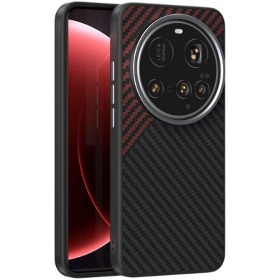 Abeel C CARBON Ochranný kryt pro Xiaomi 15 Ultra BLACK RED – Zboží Mobilmania