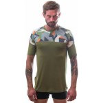 Sensor Merino IMPRESS pánské triko kr.rukáv safari/camo – Zboží Dáma