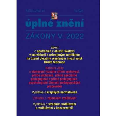 Aktualizace V/1 - Nařízení vlády o stanovení rozsahu přímé vyučovací