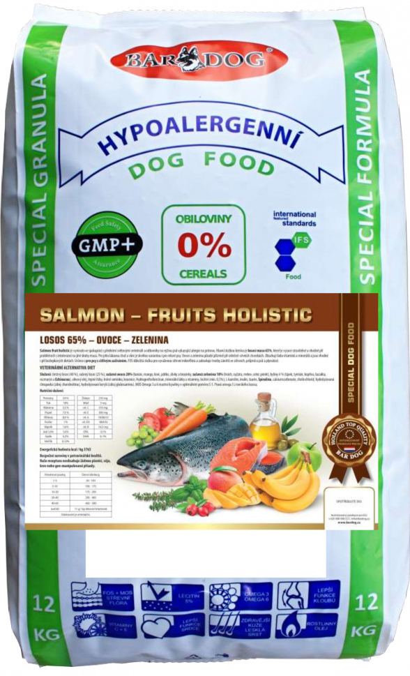 Bardog Salmon Fruits Holistic 1 kg