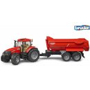 Bruder 3099 Traktor Case IH Puma CVX 230 se sklápěcím přívěsem Krampe