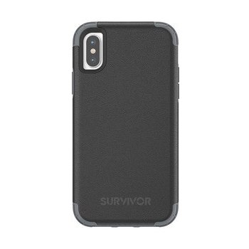 Pouzdro Griffin ochranné Survivor Prime Leather iPhone X černé