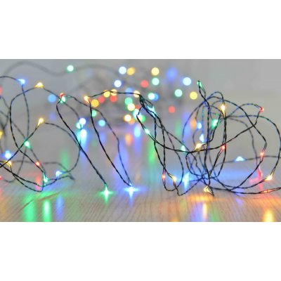 Giocoplast Světelný LED řetěz vnitřní 80 LED multicolor 8m – Hledejceny.cz