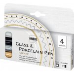 Kreul Sada Fixy na sklo a porcelán GLAMOUR 4 barvy – Zboží Dáma Kreul Sada Fixy na sklo a porcelán GLAMOUR 4 barvy – Zboží Dáma