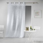 Douceur d`Interieur Závěs do obývacího pokoje s efektem lnu 140 x 240 cm, HALTONA, bílý – Hledejceny.cz