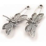 Brož VÁŽKA na spínacím špendlíku 1 platina – Zboží Dáma