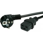 Value Kabel síťový 16A, CEE 7/7(M) - IEC320 C19, 2m, černý - 19.99.1552 – Sleviste.cz