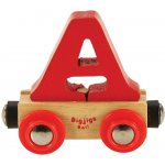Bigjigs vagónek Písmeno A – Sleviste.cz