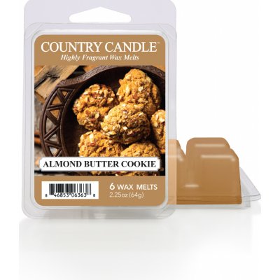 Country Candle Almond Butter Cookie Vonný Vosk 64 g – Hledejceny.cz