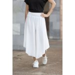 Italy fashion Kalhotová sukně CANDY Bílá – Zboží Dáma