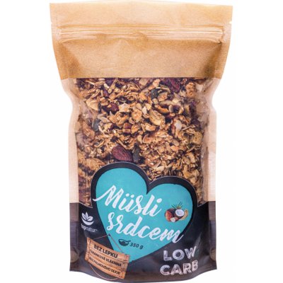 Topnatur Müsli Paleo a Kokos Low Carb 350 g – Hledejceny.cz