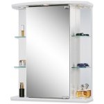 Jokey HAVANA LED Zrcadlová skříňka - bílá - š. 55 cm, v. 66 cm, hl. 23 cm 211211120-0110 – Zboží Dáma
