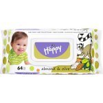 Bella Vlhčené ubrousky s mandlemi a olivami Happy 64 ks – Sleviste.cz