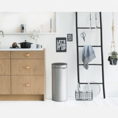 Brabantia Touch Bin New 30 L metalická šedá 115387