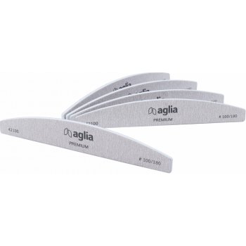 Aglia Premium 100/180 pilník na nehty půlměsíc