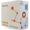 síťový kabel Solarix SXKD-5E-FTP-PE-SAM venkovní FTP, Cat5E, drát, PE, samonosný, cívka, 305m