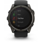 Garmin Fenix 8 51mm Sapphire Solar Titanium Carbon Gray/Black 010-02907-11 – Zbozi.Blesk.cz