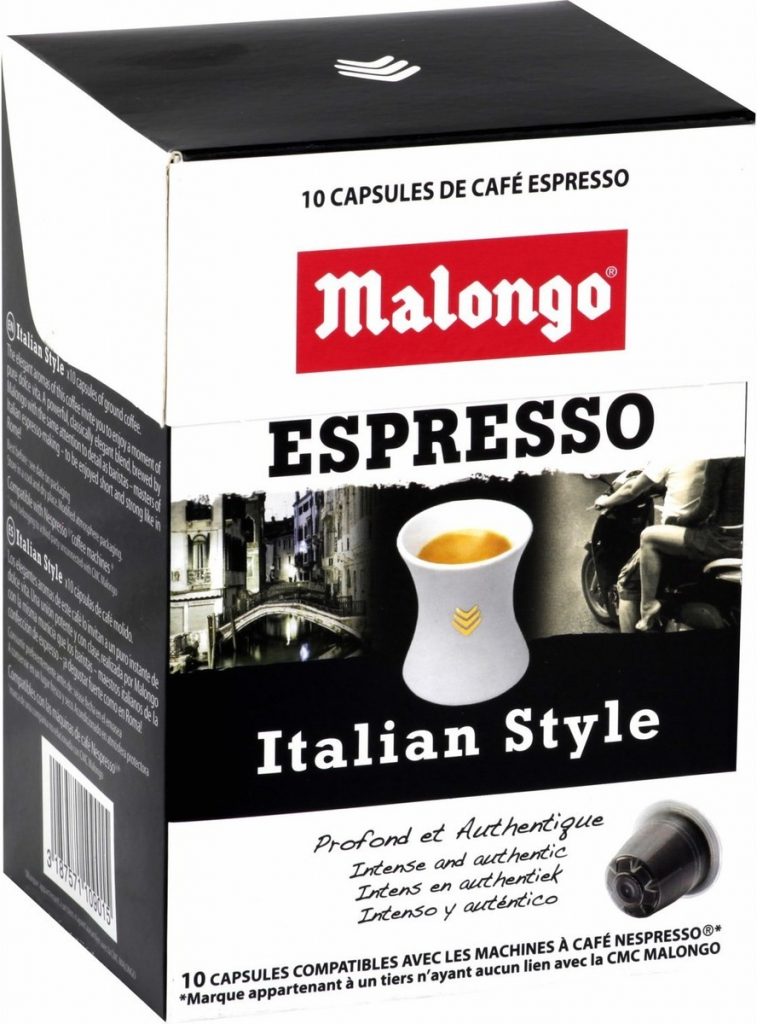 Malongo Espresso Italian Style 10 ks od 105 Kč - Heureka.cz