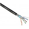 síťový kabel Lynx CS LX-SLD-FTP5E-OUTDJ-B FTP Cat5E, venkovní PE, dvojitý plášť PE+PVC, 305m, černý