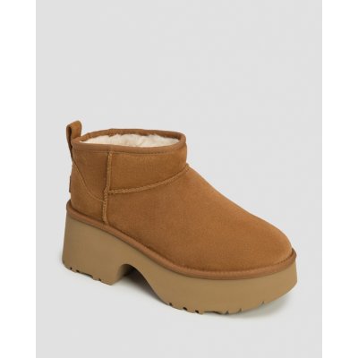 Ugg Classic Ultra Mini Neheights hnědé – Zboží Dáma