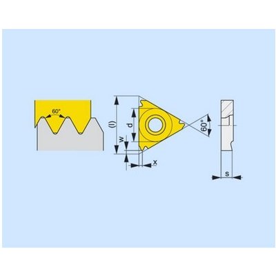 Soustružnické VBD závitové + zapichovací 80017729 / 6755213 TN M INT C3 -S- PRAMET - PM-TN-22NL350M-T8030 – Hledejceny.cz