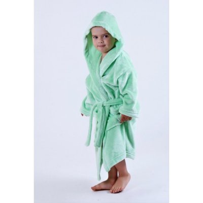 Vestis kids Siena dětský župan s kapucí mint – Zboží Dáma