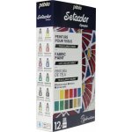 Pébéo Setacolor Shimmer barvy na textil 12 x 20 ml Discovery – Zbozi.Blesk.cz