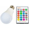 Žárovka T-LED LED žárovka RGBW E27 5W 360° RGB + Studená bílá