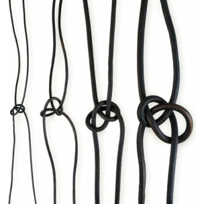 imago Kulatá kožená šňůrka - černá 5 m, průměr 7 mm – Sleviste.cz