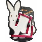 Bafpet Set KRÁLÍK kšír + vodítko Fuchsie 24-37cm 20411J – Zboží Dáma