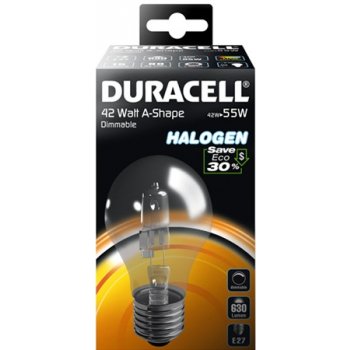 Duracell Eco halogen klasický tvar 42W E27 DU-S6864