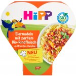 HiPP BIO Vaječné nudle s zeleninou a paprikou a jemným hovězím masem 250 g – Sleviste.cz